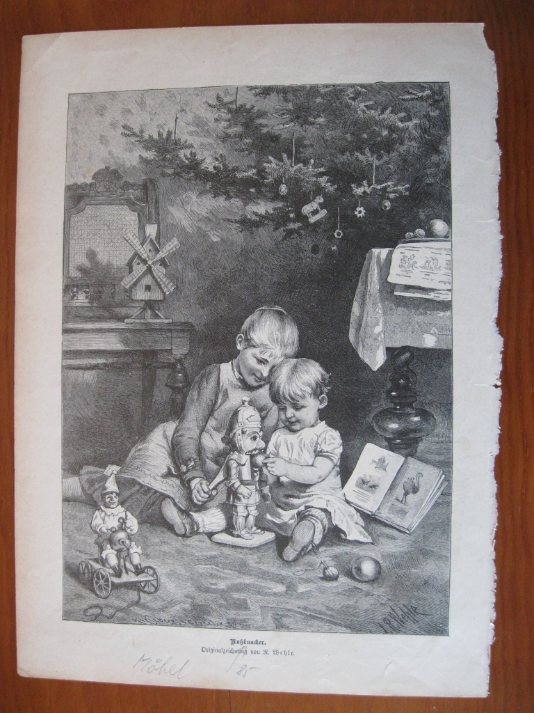 Niños jugando en Navidad, 1885